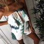 2017 Women Summer Playsuits Sleeveless Ruffles Jumpsuits Kawaii Short Overall Sexy Beach Print Plays