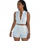 Shorts Rompers Womens Jumpsuits Summer Ladies Sexy Deep V Neck Short Sleeve Bodysuit Casual Overalls