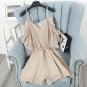 new east gate of the 2017 summer beach condole wide-legged jumpsuit fashion conjoined shorts tide fe