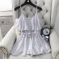 New Arrival Summer Women Fashion Beach Stripe Sun-top Playsuits Females Casual Short Pants Jumpsuits