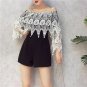 Spring Women Off Shoulder Jumpsuit Romper Women Embroidery Lace Tassel Playsuit Overalls