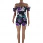 IMYSEN Summer Autumn Sexy Playsuit Women New Arrive Flower Printed Fashion Playsuits Off Shoulder Ju