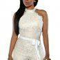Lace Nude Illusion Stylish Romper