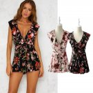2017 hot fashion sexy Ruffle deep V collar India toilet back piece pants