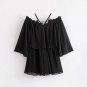 Luoanyfash 2018 Summer 2 Two Piece Set Women Sexy Off the Shoulder Tops and Shorts Set Top Tulip Sho