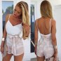 2017 Summer New Pattern Reveal Back Camisole Vest Printing Chalaza Shorts Twinset