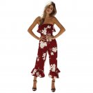 Fashion Women Ladies Summer Ruffles Sleeveless Playsuit Bodycon Party Jumpsuit Romper Trousers jumps