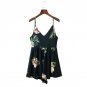 Spaghetti Strap Fashion Summer Rompers Jumpsuit For Women Floral Ladies Female Office Work Playsuits