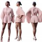 2017 Summer Rompers Womens Kimono Jumpsuit Sexy pagoda Sleeve Short Romper Beach High Waist Backless