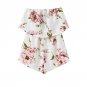 Slash Neck Sexy Women Summer Playsuits Rompers New Design White Jumpsuits For Women Girls Short Beac
