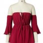 Rompers lace up backless Jumpsuit Summer Short pleated Overalls Jumpsuit Female chest wrapped strapl