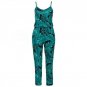 2018 Women Sexy Sleeveless Spaghetti Straps Overall Summer Fashion Floral Printed Retro Slim OL Eleg