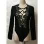 2018 Sexy Bodysuit Lace Romper Women Sexy Mesh Bodycon Jumpsuit Long Sleeve Bodycon Short Overalls B