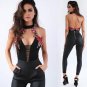 Summer Backless Women Rompers Sexy Slim Bodysuit with Floral Embroidery Hollow Out High-waisted Halt
