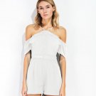 2017 Summer NEW Women Rompers lace pure color Female chest wrapped strapless Play suit women casual 