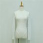 Sexy See Through Bodysuit Women Romper Bodycon Bandage Jumpsuit Long Sleeve White Bodysuit Hollow Ou