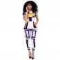 Women Jumpsuits Long Pants Short Sleeve Sexy Bodycon Woman Rompers Plus Size Clothes WS168E