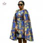 2017 Africa robe africaine plus size women straight dress africa Bazin Riche knee-length dress wax p