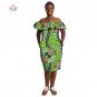New Africa Dresses for Women Dashiki Off the Shoulder African Dress Bazin Plus Size Traditional Afri