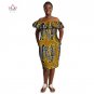 New Africa Dresses for Women Dashiki Off the Shoulder African Dress Bazin Plus Size Traditional Afri