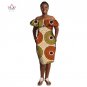 New Africa Dresses for Women Dashiki Off the Shoulder African Dress Bazin Plus Size Traditional Afri