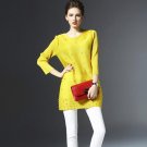 Issey Miyake 2018 Spring Summer Women Pleat Mini Dress Simple Fold Loose Large Size Solid Beaded Dre
