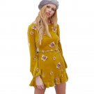 Casual Female Butterfly Appliques Mini Dress Lady Dress