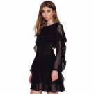 mini dresses for women ladies chic high waisted sheer short party dresses