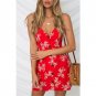 spaghetti strap Mini dress sweet casual party dress vestido