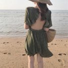 Summer Party Sexy Backless Charming Vintage Female Dresses