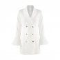 Suit Dress Black Slim Outwear Dress Long Sleeve V Neck 0324-68