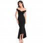Dresses Sexy Long Evening Party Dress Plus Size Formal Black Red