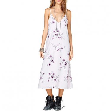 Vestidos Backless Cold Shoulder Sexy Midi Dress