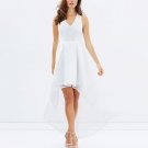 Vestidos Back Zipper Dress Sundress