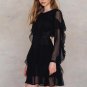 Lotus leaf Sexy Backless Party Dresses Women Dress