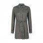 fashion loose solid color long sleeve  shirt style dress