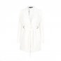 long sleeve tailored collar SML XL XXL tunic white woman\'s Casual dress