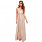 women ladies elegant sexy open V neck long occasion party dresses