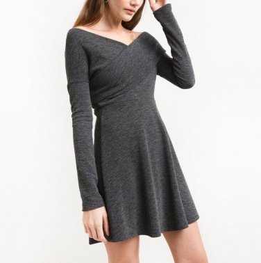 Casual long sleeve autumn winter dress