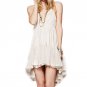Boho Hippie Chic Strapless Dress Sexy Ball Gown