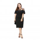 Basic Streetwear Slim Big Size Dress 3XL 4XL 5XL 6XL
