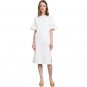 dress ladies elegant monochrome loose dress