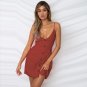 Slim fit bodycon short dress Multicolor vestidos