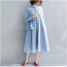 Ladies Long Dress Spring New Casual 2018