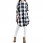 Cotton Linen Plaid With Pockets Mini Dress