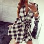 Buttons Shirt Mini Dress Vestidos