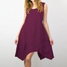 Casual Strappy Cotton Beach Party Club Vestido Dress