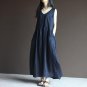 2018 Summer ZANZEA Women Elegant V-Neck Sleeveless Work Office Maxi Vest Tank Dress Boho Beach Cotto