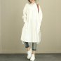 Slit Hem Stand Collar Sweats Vestidos Dress