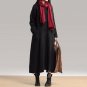 Long Sleeve Hooded Cotton Vestidos Oversized Dress